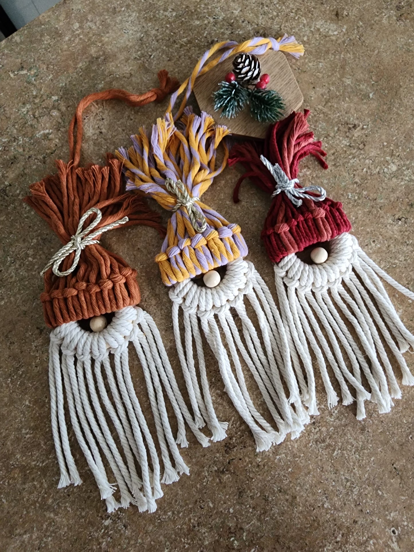 Reyes Magos Macrame Decoration