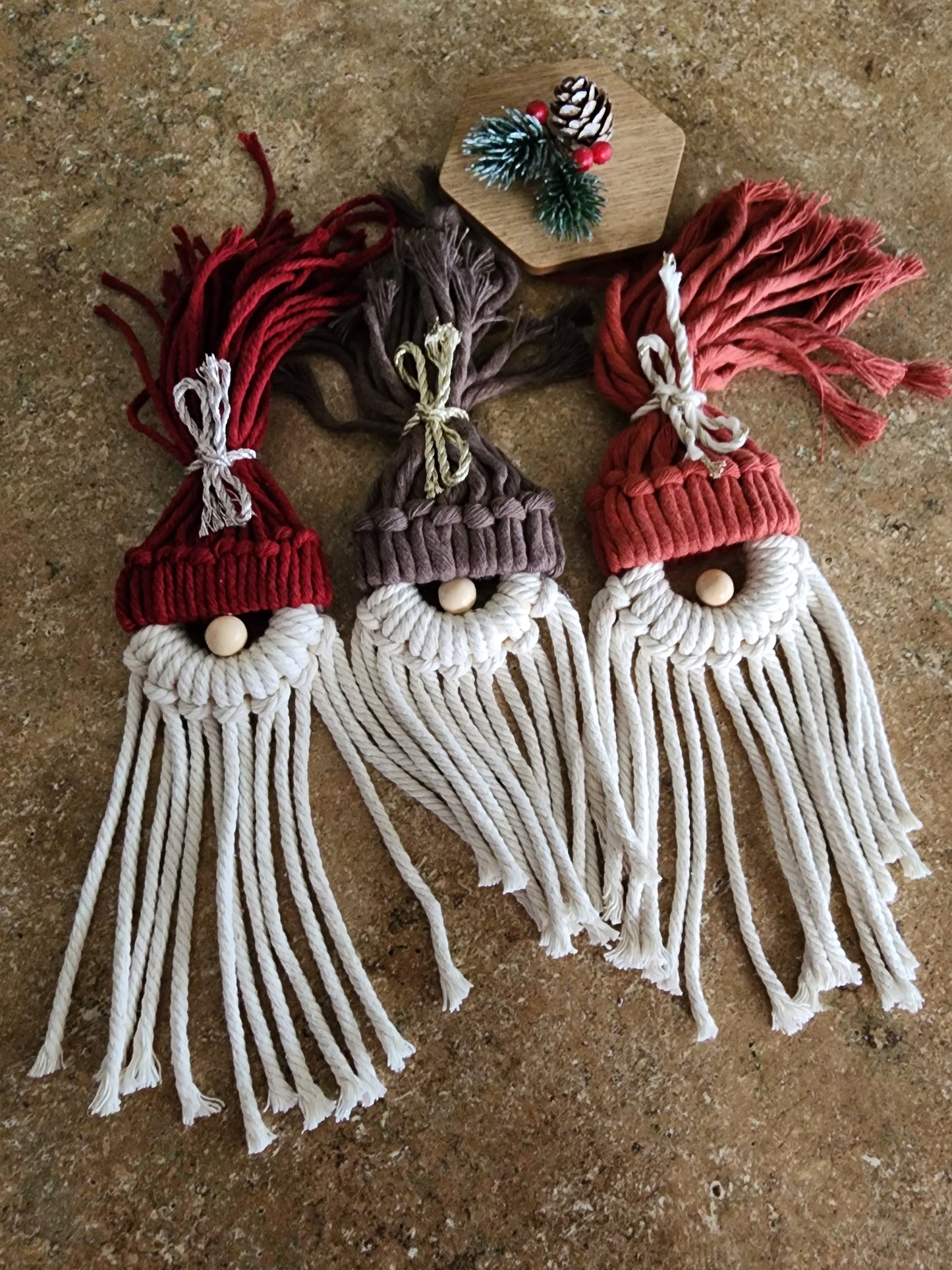 Reyes Magos Macrame Decoration