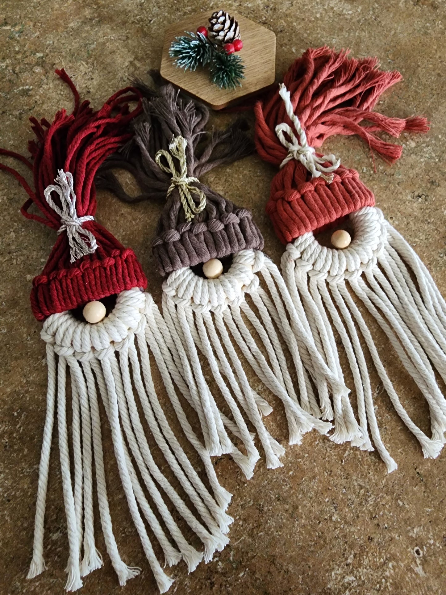 Reyes Magos Macrame Decoration