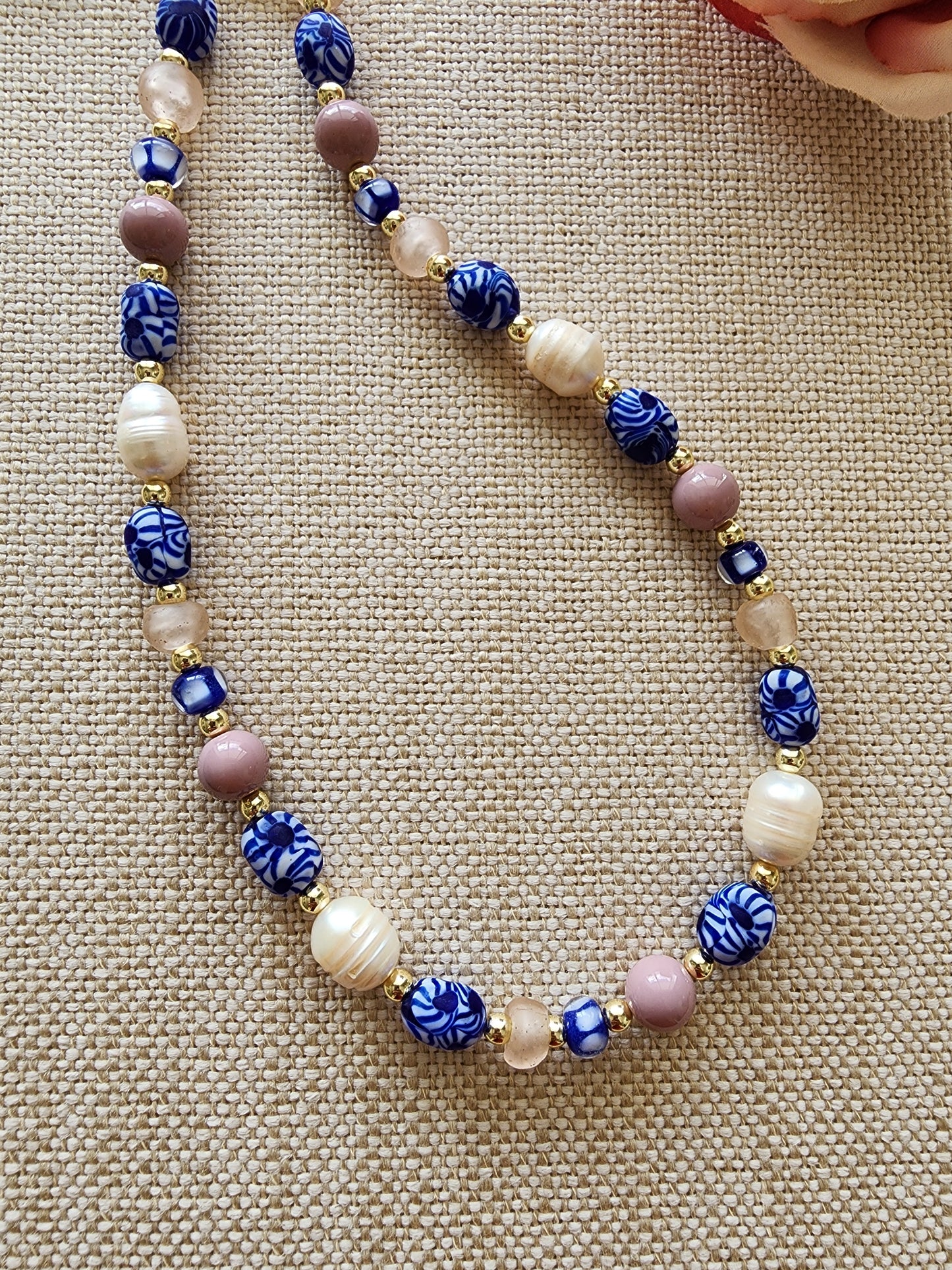 * Gemstone Necklace with Extension