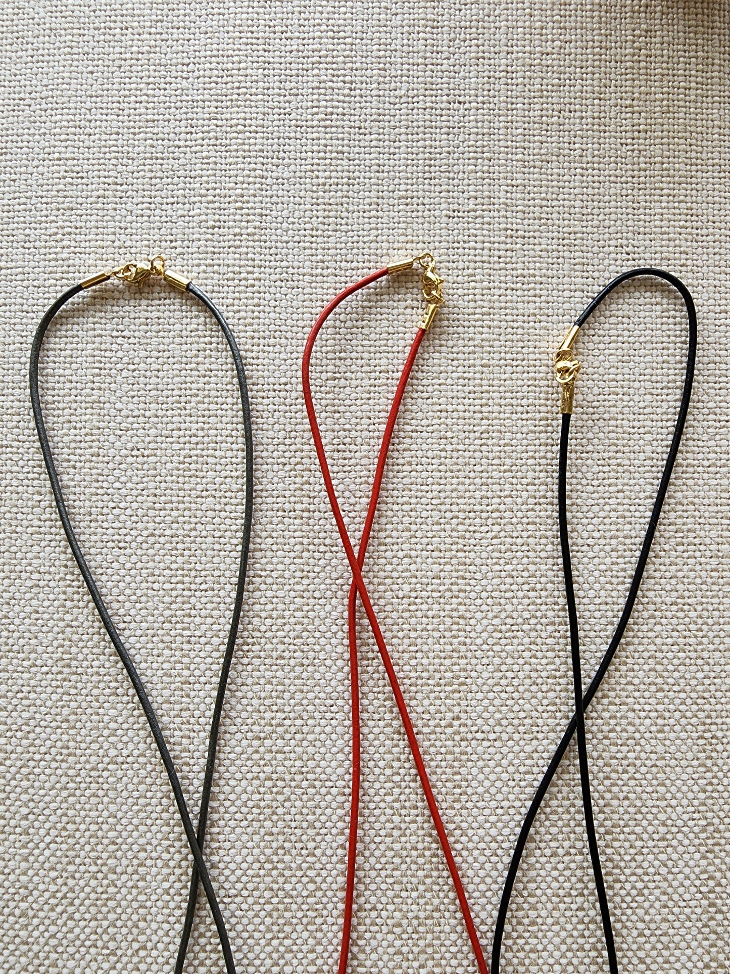 Drop trendy cord necklace